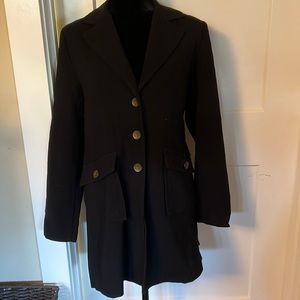 Black Cabi mid length jacket